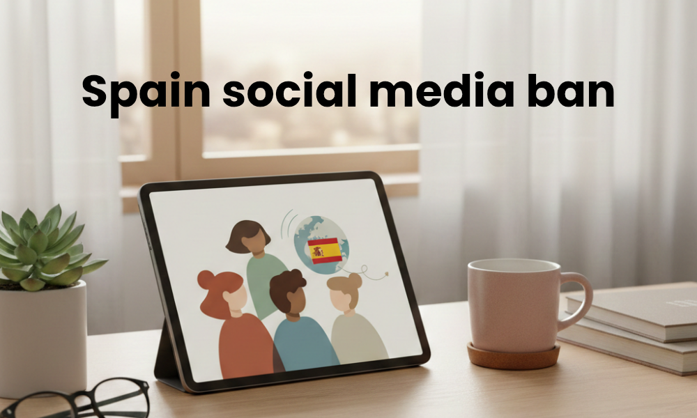 Spain social media ban